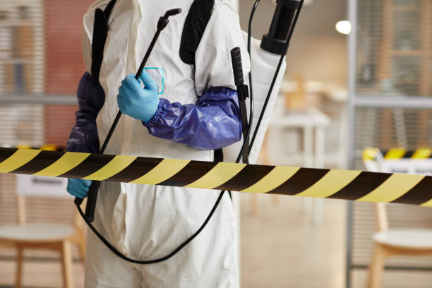 Professional Blood Cleanup technician working in Roseland, NJ
